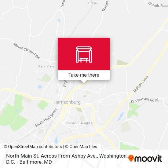 North Main St. Across From Ashby Ave. map