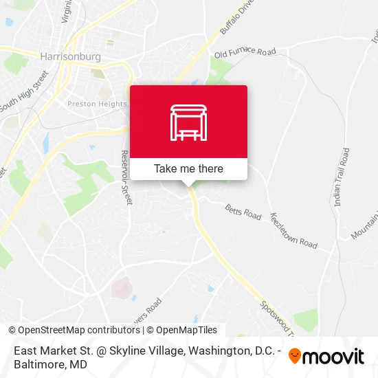 East Market St. @ Skyline Village map