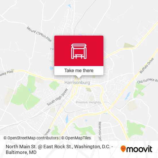 North Main St. @ East Rock St. map