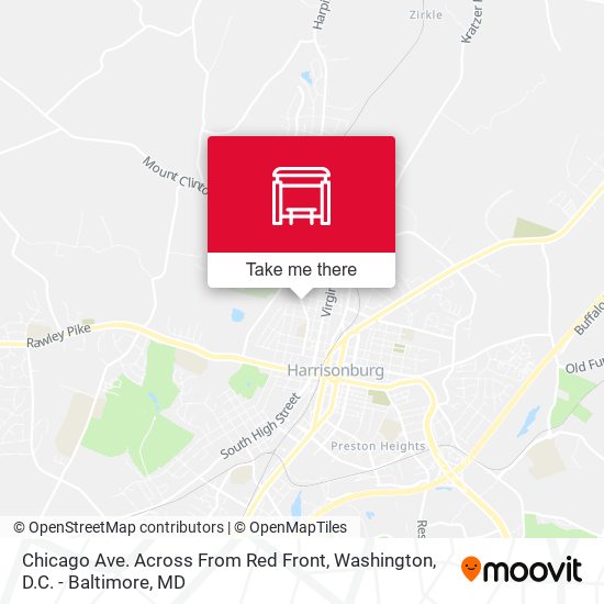 Chicago Ave. Across From Red Front map