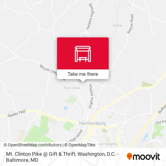 Mt. Clinton Pike @ Gift & Thrift map