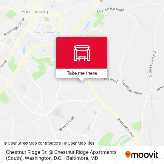 Chestnut Ridge Dr. @ Chestnut Ridge Apartments (South) map