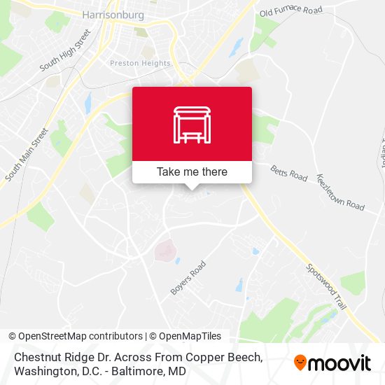 Chestnut Ridge Dr. Across From Copper Beech map