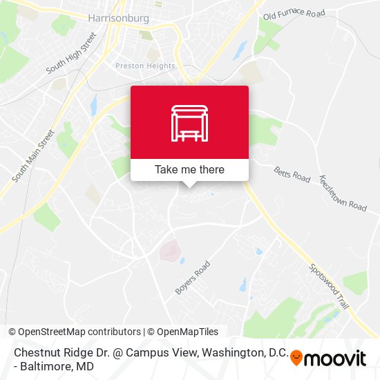 Mapa de Chestnut Ridge Dr. @ Campus View