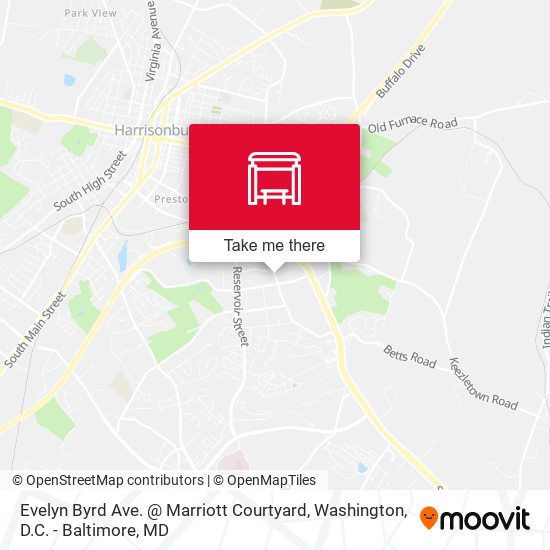 Evelyn Byrd Ave. @ Marriott Courtyard map