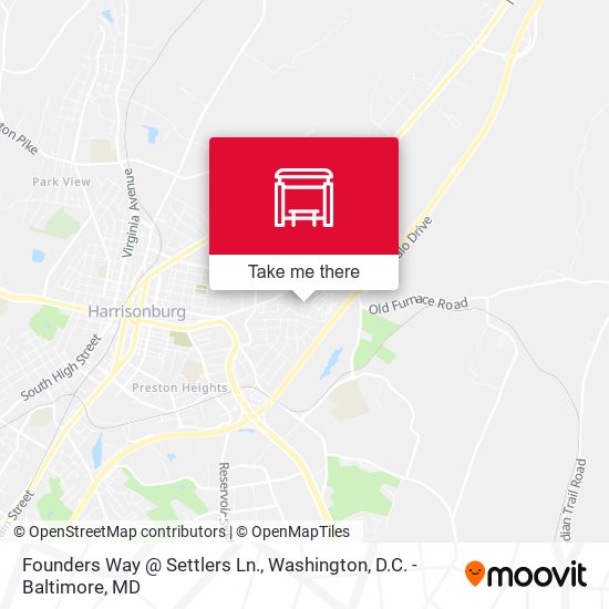 Founders Way @ Settlers Ln. map