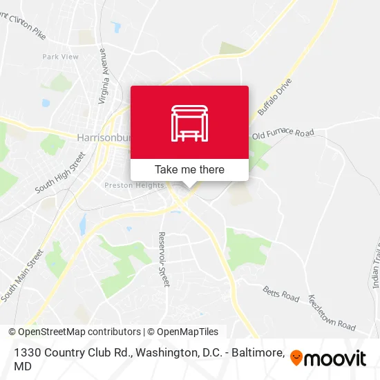 1330 Country Club Rd. map