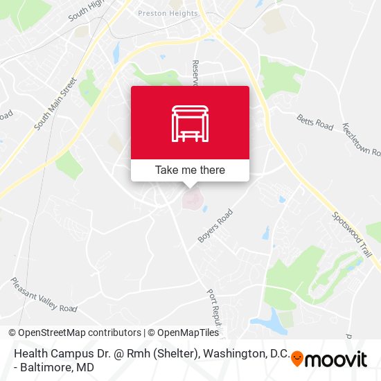 Health Campus Dr. @ Rmh (Shelter) map
