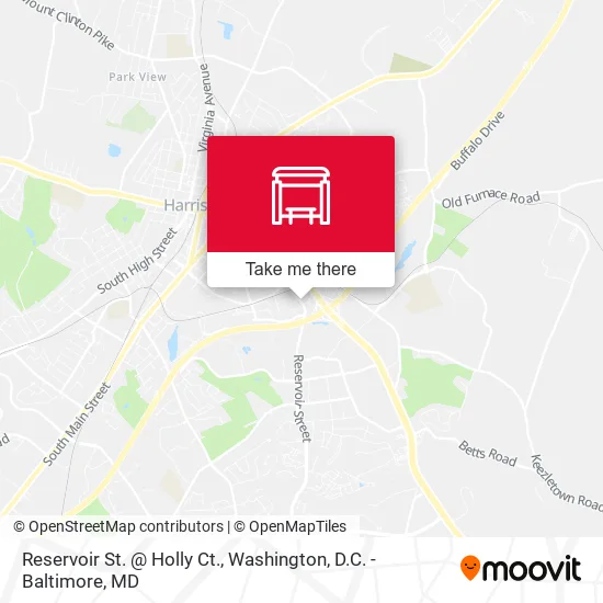 Mapa de Reservoir St. @ Holly Ct.