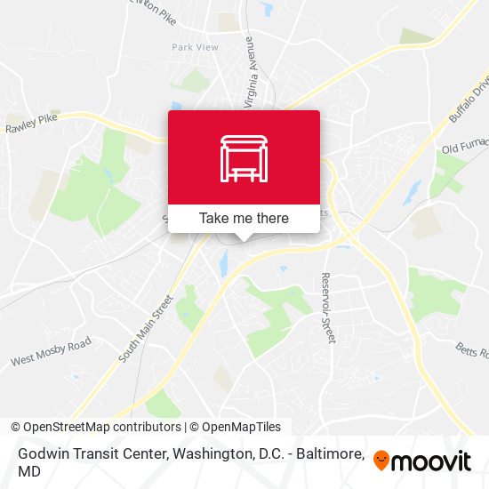 Mapa de Godwin Transit Center