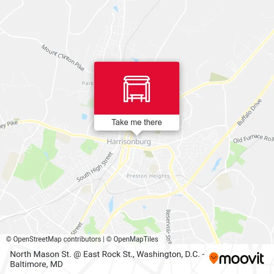 North Mason St. @ East Rock St. map