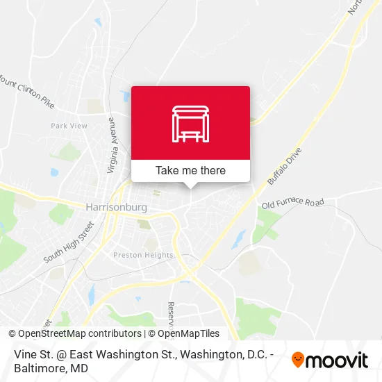 Vine St. @ East Washington St. map