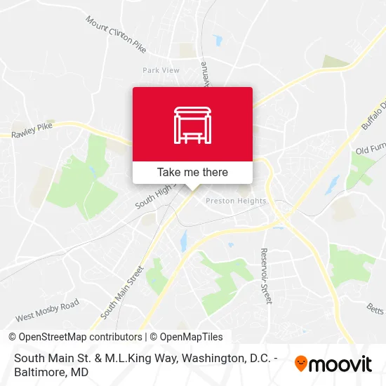 South Main St. & M.L.King Way map