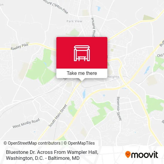 Bluestone Dr. Across From Wampler Hall map