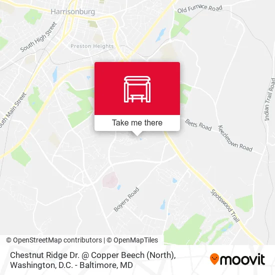 Chestnut Ridge Dr. @ Copper Beech (North) map
