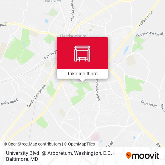 University Blvd. @ Arboretum map