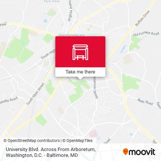 University Blvd. Across From Arboretum map