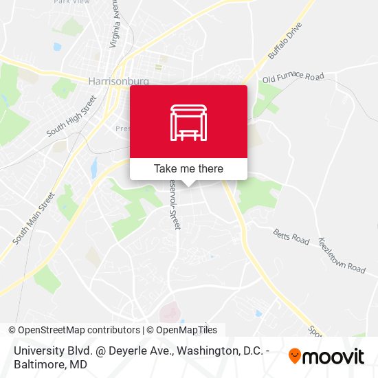 University Blvd. @ Deyerle Ave. map