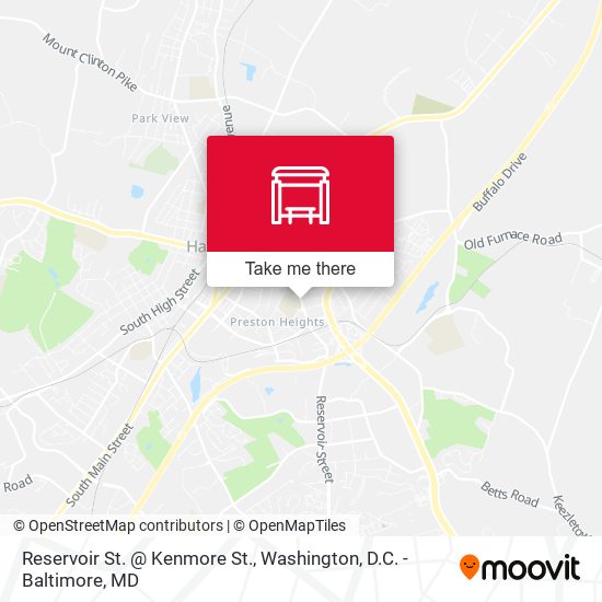 Mapa de Reservoir St. @ Kenmore St.