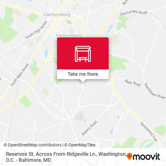 Reservoir St. Across From Ridgeville Ln. map