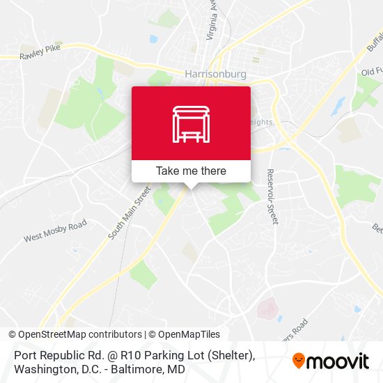 Port Republic Rd. @ R10 Parking Lot (Shelter) map