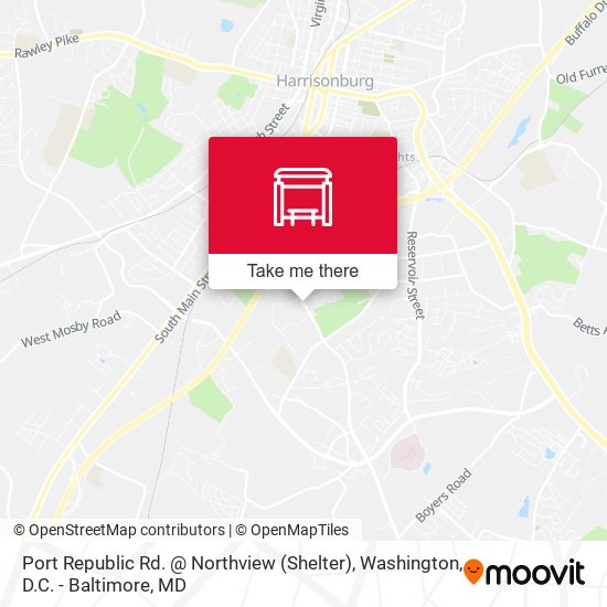 Port Republic Rd. @ Northview (Shelter) map