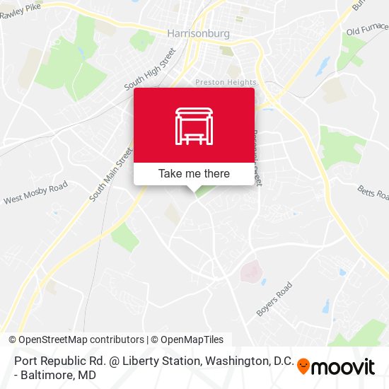 Mapa de Port Republic Rd. @ Liberty Station