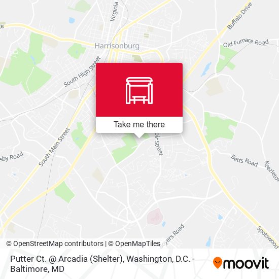 Putter Ct. @ Arcadia (Shelter) map