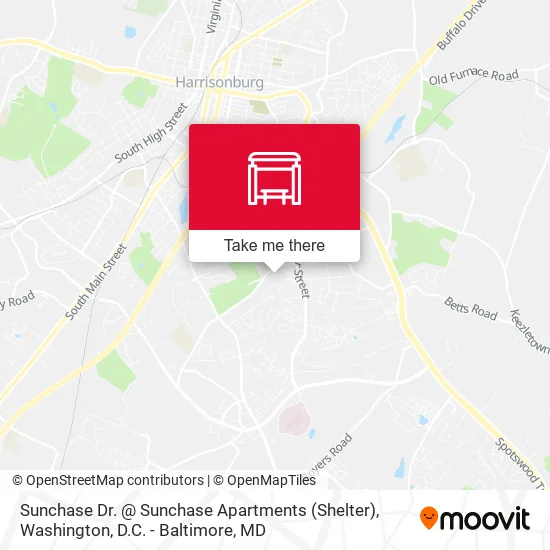Mapa de Sunchase Dr. @ Sunchase Apartments (Shelter)