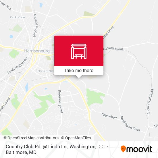 Country Club Rd. @ Linda Ln. map