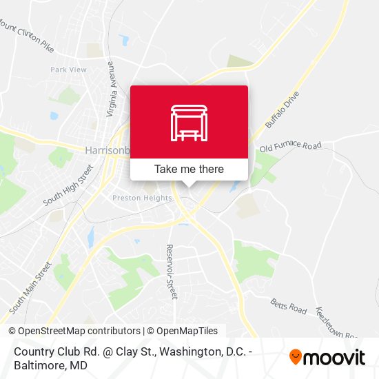 Mapa de Country Club Rd. @ Clay St.