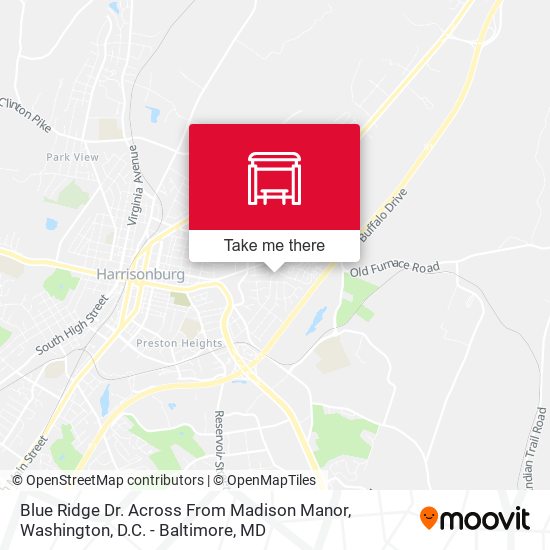 Blue Ridge Dr. Across From Madison Manor map
