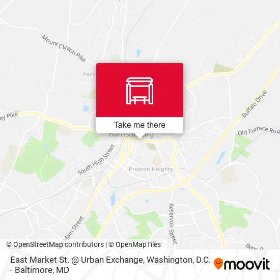 East Market St. @ Urban Exchange map