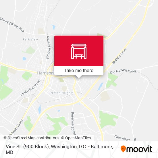 Vine St. (900 Block) map