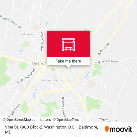 Mapa de Vine St. (900 Block)