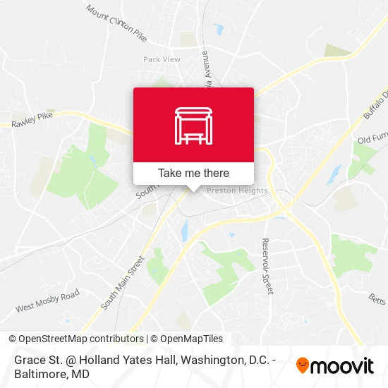 Mapa de Grace St. @ Holland Yates Hall