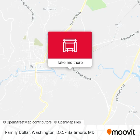 Family Dollar map