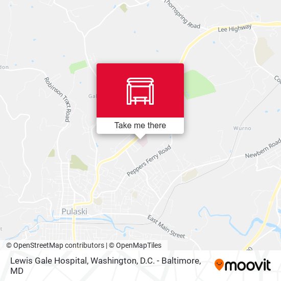 Lewis Gale Hospital stop Routes, Schedules, and Fares