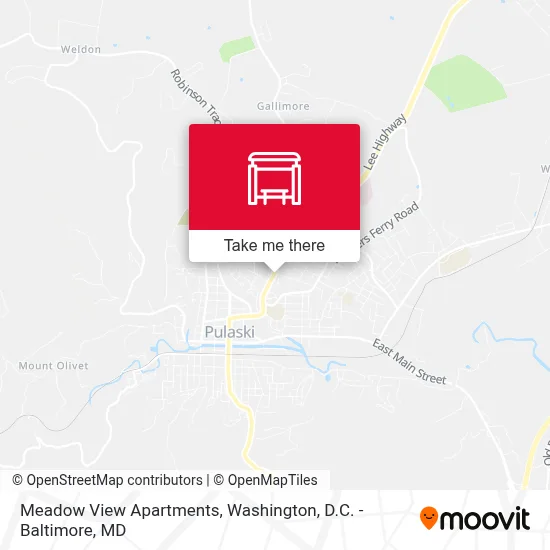 Meadow View Apartments map