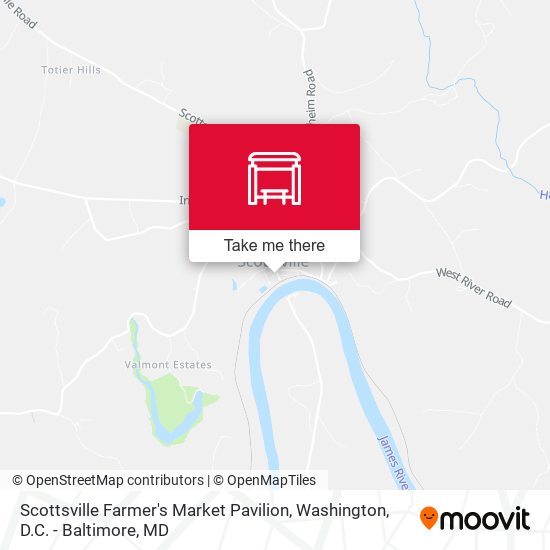 Mapa de Scottsville Farmer's Market Pavilion