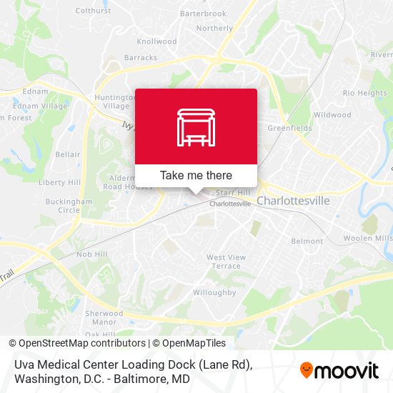 Uva Medical Center Loading Dock (Lane Rd) map