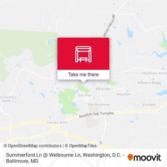Mapa de Summerford Ln @ Welbourne Ln