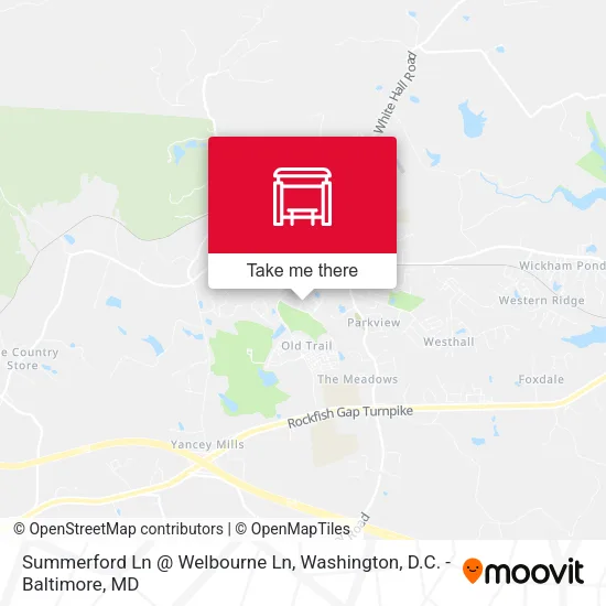 Summerford Ln @ Welbourne Ln map