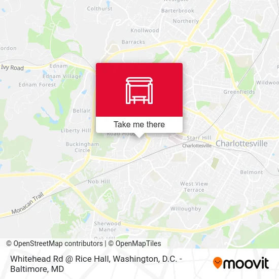 Whitehead Rd @ Rice Hall map