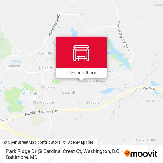 Park Ridge Dr @ Cardinal Crest Ct map