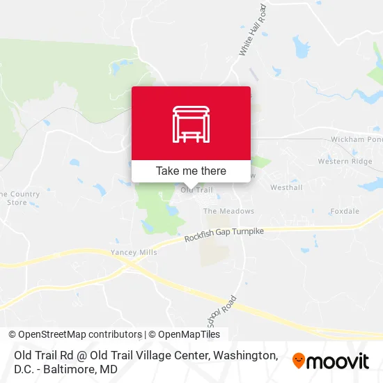 Old Trail Rd @ Old Trail Village Center map