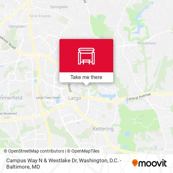 Campus Way N & Westlake Dr map