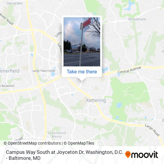 Campus Way South at Joyceton Dr map