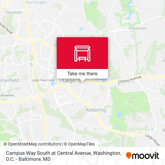 Mapa de Campus Way South at Central Avenue
