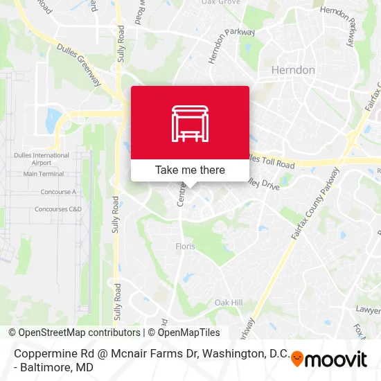 Coppermine Rd @ Mcnair Farms Dr map